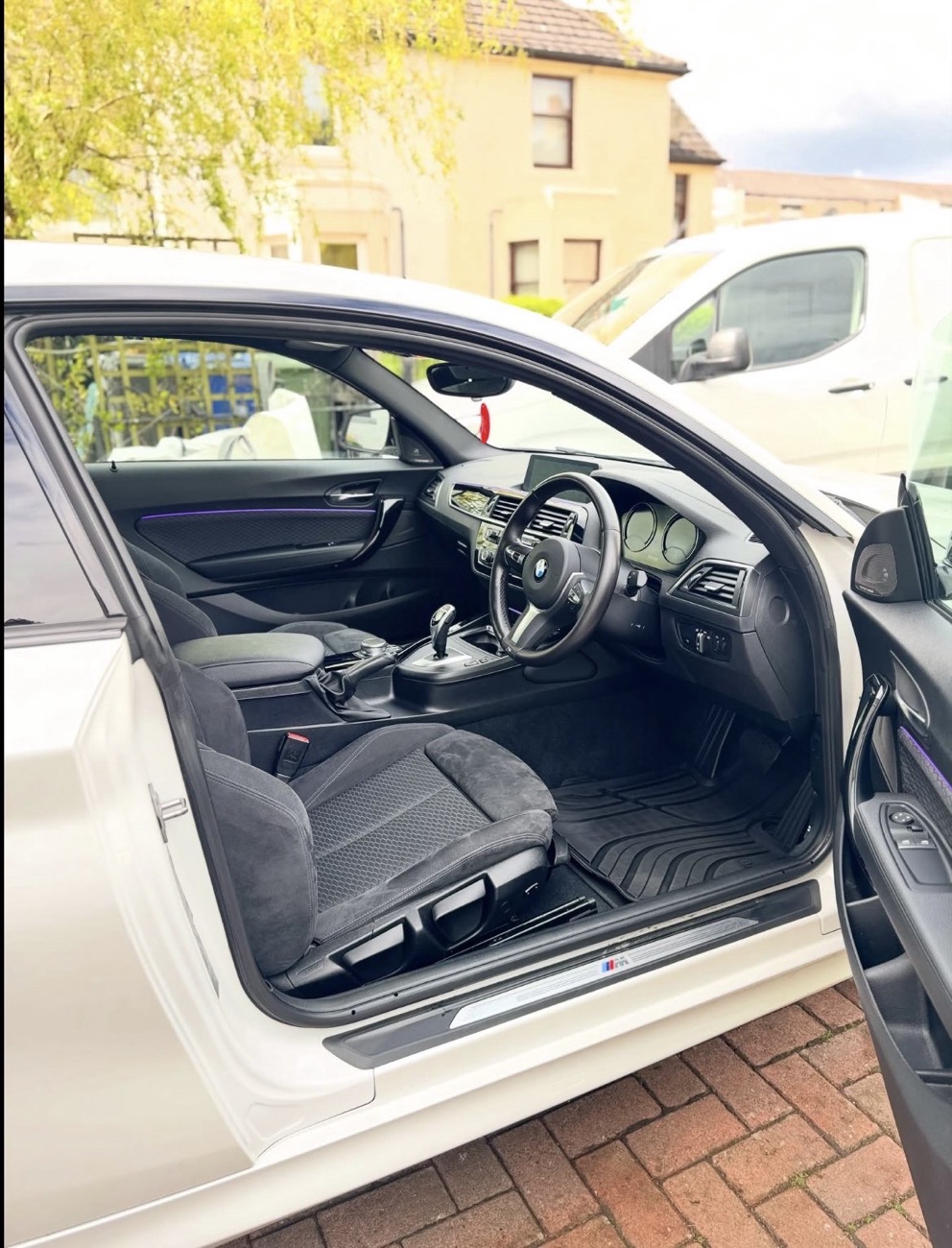 BMW 1 Series Alcantara interior after valet